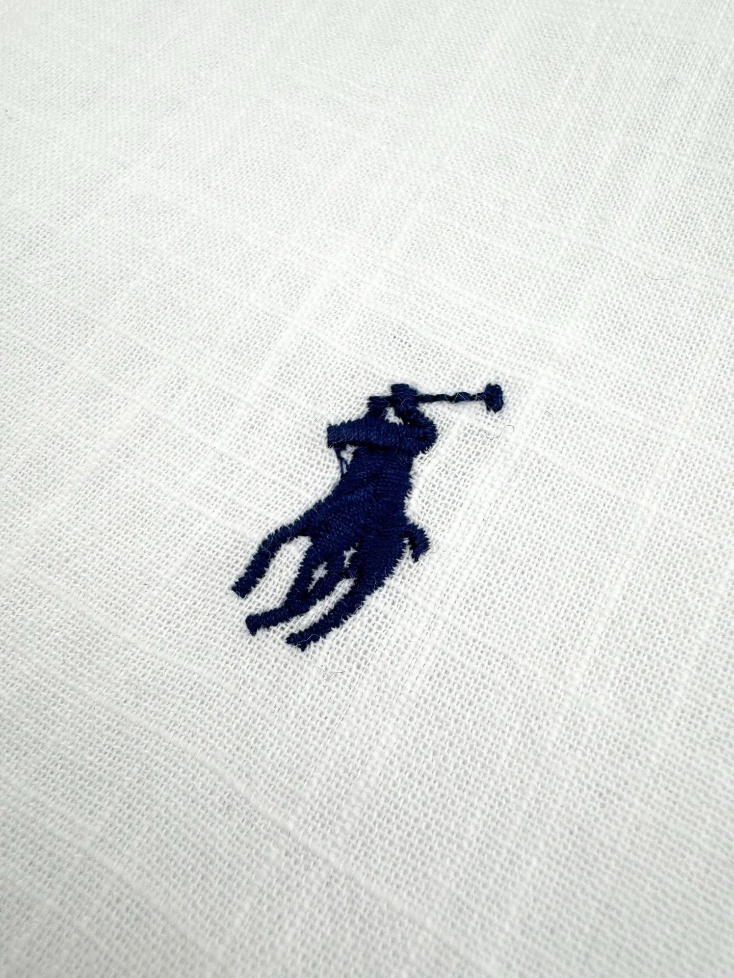 P420 Ralph Lauren/Ralph Lauren classic logo embroidered linen shirt [ready in stock] S M L XL